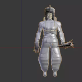 Cholak Cartoon Character 3d model