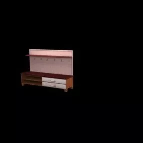 Cloak Room Furniture 3d model