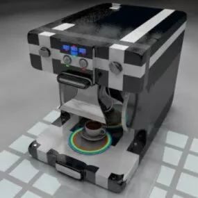 Modern Coffee Maker Machine 3d model