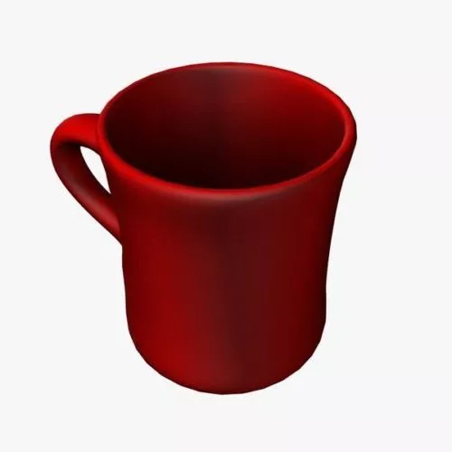 Plastic Coffee Mug 3d model