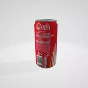 Drink coke can 3d model