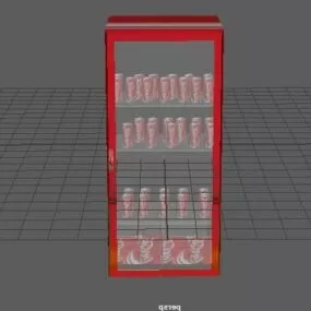 Soda Fridge 3d model