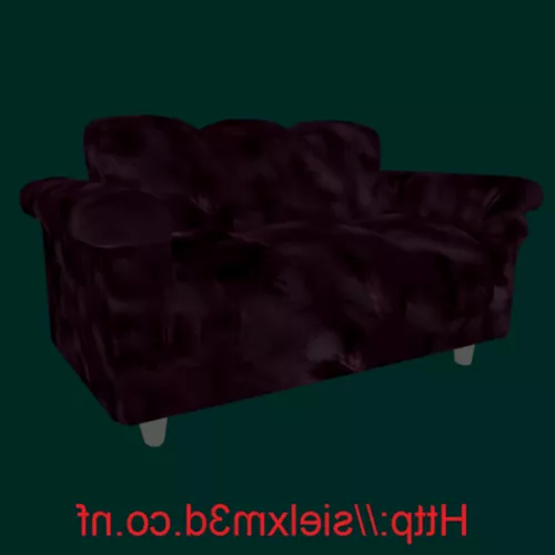 Couch Furniture Living Room 3d model Couch Furniture Living Room 3d model