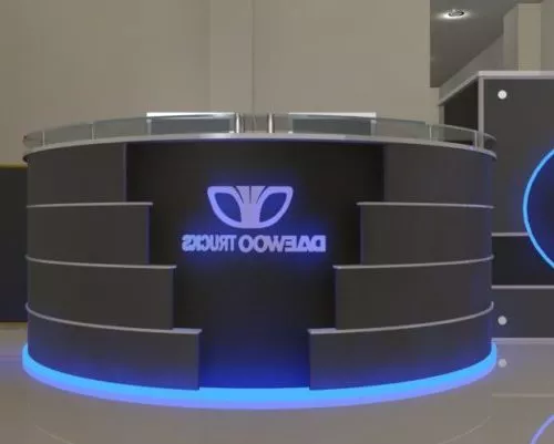 Product Shelf Counter Cabinet 3d model
