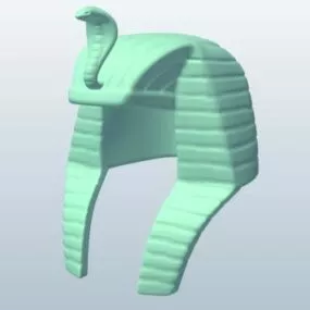 Crown Pharaoh Figurine 3d model