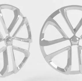 Car Decorative Rim 3d model