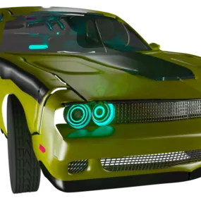Dodge Challenger Car V1 3d model
