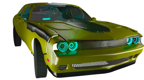 Dodge Challenger Car V1 3d model Dodge Challenger Car V1 3d model