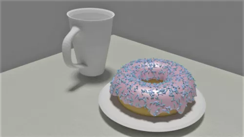 Donuts Sprinkles 3d model Donuts Sprinkles 3d model