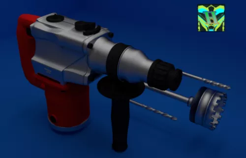 Corkscrew With Wooden Handle 3d model