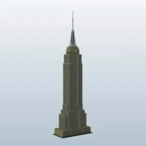 Usa Empire State Building 3d model