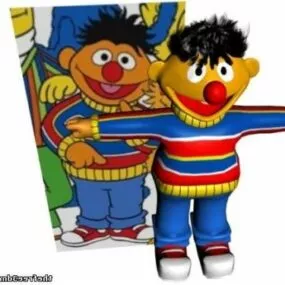 Ernie Stuffs Character 3d model