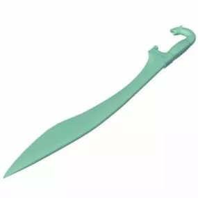 Vintage Curved Blade 3d model
