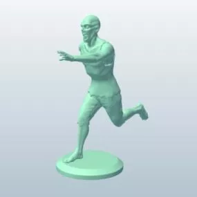 Zombie Running Character 3d model