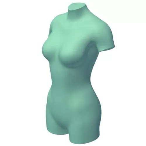 Rounded Rectangle Grave 3d model