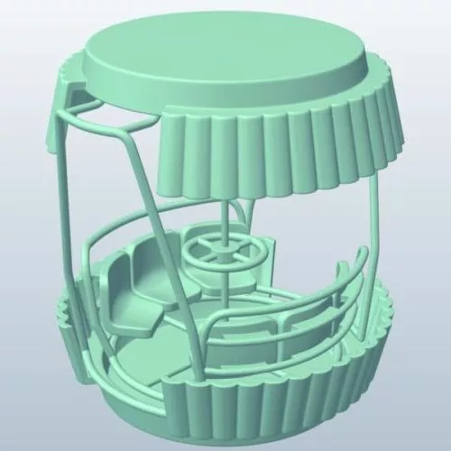 Old Cart 3d model