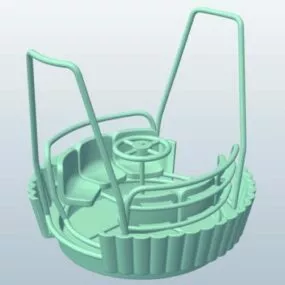 Ferris Wheel Cart 3d model