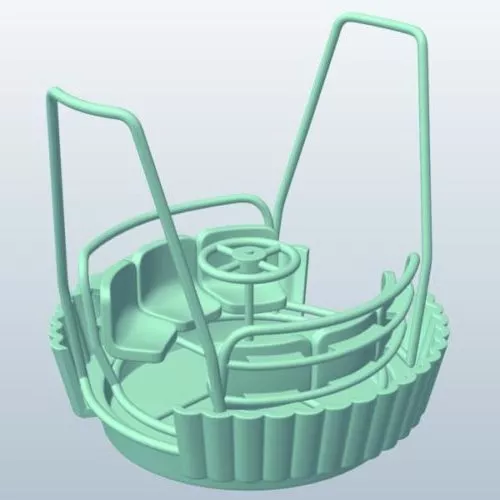 Of Main Entrance Of School 3d model