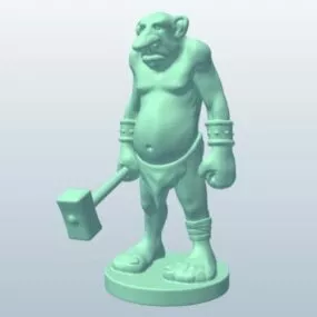 Warhammer Sculpture Character 3d model