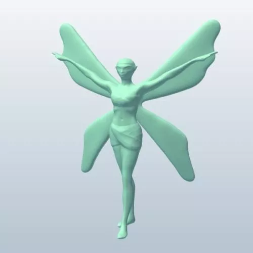Figurine Of Fairy Angle 3d model Figurine Of Fairy Angle 3d model