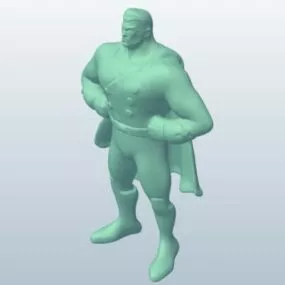 Super Hero Captain 3d model