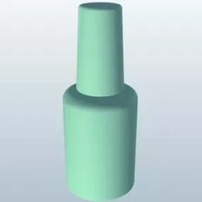Nail Paint Bottle 3d model