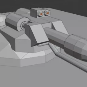 Flame Gun 3d model