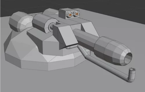Ar10b Machine Gun Weapon 3d model