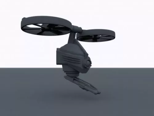 Futuristic Drone, Dragonfly Bot 3d model