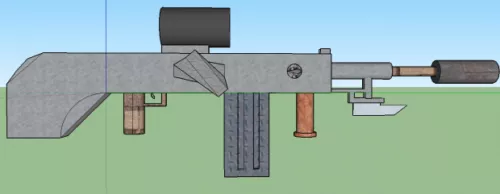 Charleville Rifle 1777 Gun 3d model