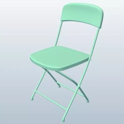 Folding Chair Simple 3d model Folding Chair Simple 3d model