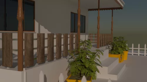 Blacksmith House Building 3d model