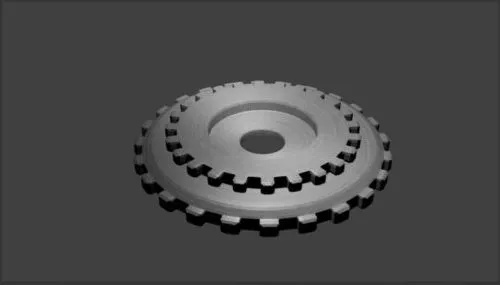 Cog Engine Part 3d model