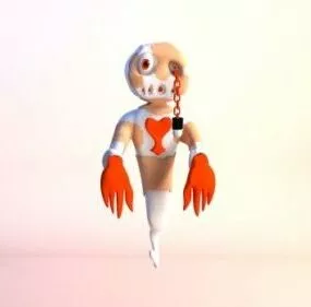 Cartoon Ghost 3d model
