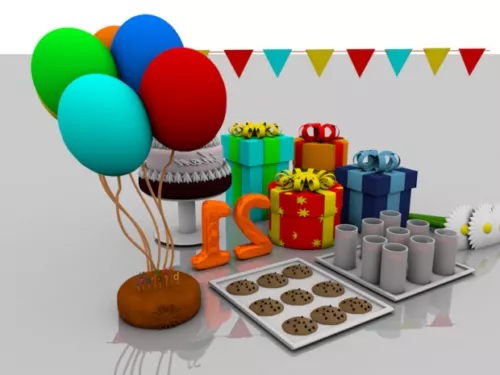 Cube Shape Key Animation 3d model