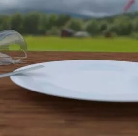 Glass Field 3d model