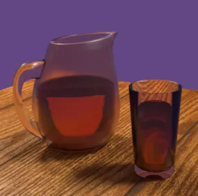 Glass Jug 3d model