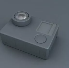 Gopro Hero 4 Black Color 3d model