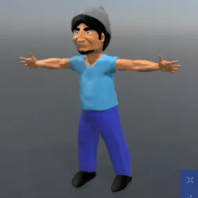 Worker Man 3d model