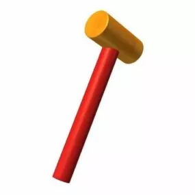Cylinder Hammer 3d model