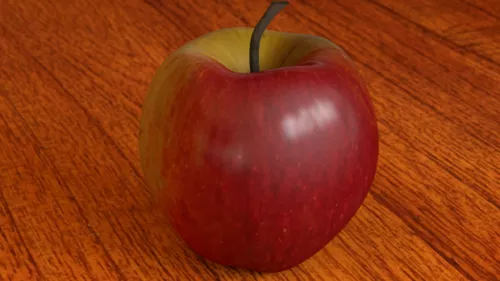 Realistic Apple 3d model Realistic Apple 3d model