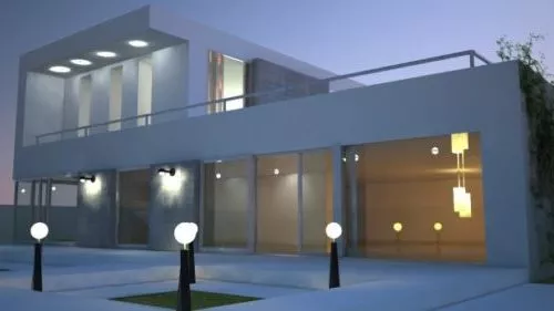 House Exterior Modern Design 3d model House Exterior Modern Design 3d model