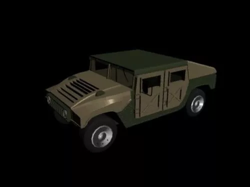 Humvee For Military 3d model