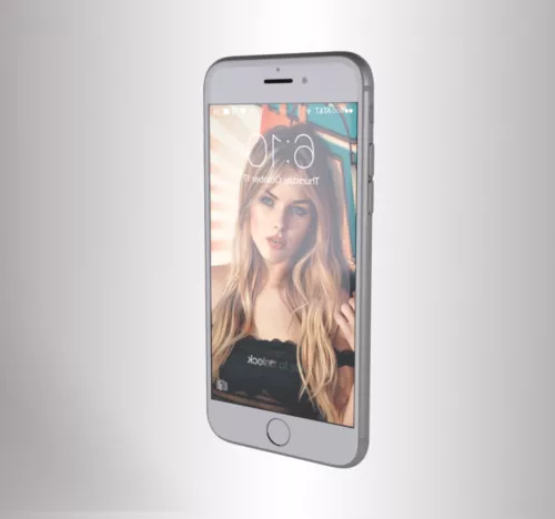 Iphone 6 White 3d model Iphone 6 White 3d model