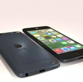 Ipod Touch Grey Color 3d model