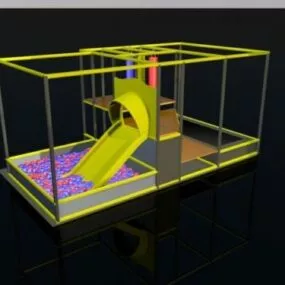 Indoor Playground 3d model