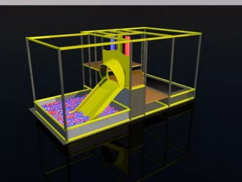 Swing Playground For Children 3d model