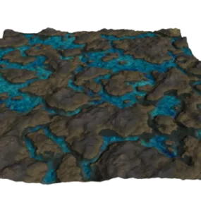 Island Terrain 3d model