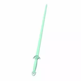 Jian Indonesian Silat Weapon 3d model