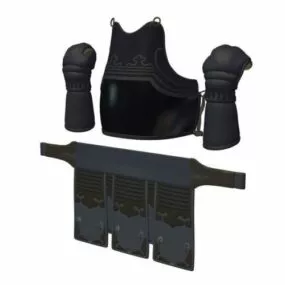 Japanese Kendo Armor 3d model
